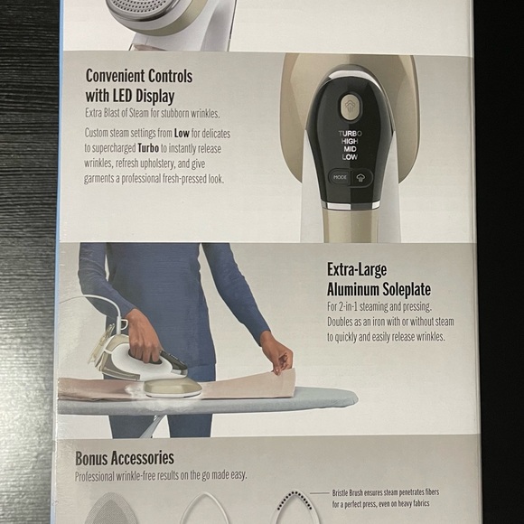 Conair ExtremeSteam 2-in-1 Handheld Steamer & Iron - Picture 3 of 3